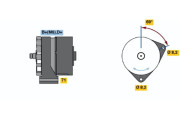 0 120 468 009 Alternátor BOSCH