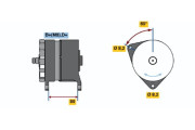 0 120 468 042 Alternátor BOSCH