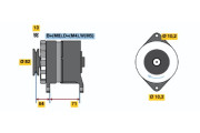 0 120 468 116 Alternátor BOSCH