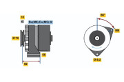 0 120 468 120 Alternátor BOSCH