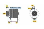 0 120 469 010 Alternátor BOSCH