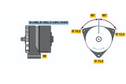 0 120 469 796 Alternátor BOSCH