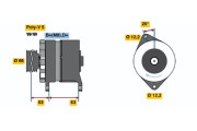 0 120 469 034 Alternátor BOSCH