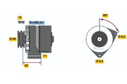 0 120 469 993 Alternátor BOSCH