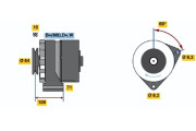 0 120 469 997 Alternátor BOSCH