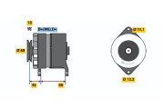 0 120 489 135 Alternátor BOSCH