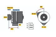 0 120 489 324 Alternátor BOSCH