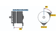 0 120 689 506 Alternátor BOSCH