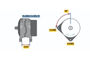 0 123 320 048 Alternátor BOSCH