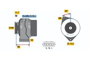 0 123 325 008 Alternátor BOSCH