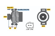 0 124 625 017 Alternátor BOSCH