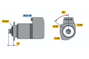 0 986 017 050 żtartér BOSCH