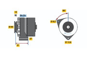 0 986 031 090 Alternátor BOSCH