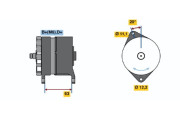 0 986 034 420 Alternátor BOSCH