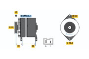 0 986 034 851 Alternátor BOSCH