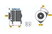 0 986 036 901 Alternátor BOSCH