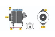 0 986 041 771 Alternátor BOSCH