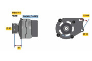 0 986 048 541 Alternátor BOSCH