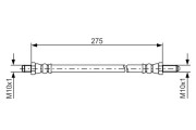 1 987 476 124 Brzdová hadica BOSCH