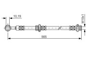 1 987 476 132 Brzdová hadica BOSCH