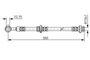 1 987 476 133 Brzdová hadica BOSCH