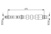 1 987 481 678 Brzdová hadica BOSCH