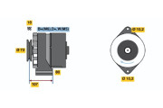 9 120 144 116 Alternátor BOSCH