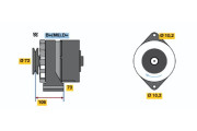 9 120 334 134 Alternátor BOSCH