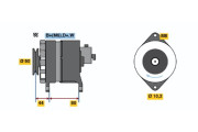 9 120 334 636 Alternátor BOSCH