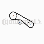 5PK875K1 Ozubený klinový remeň - Sada CONTINENTAL CTAM