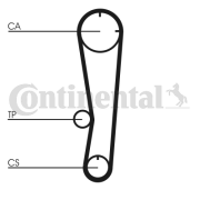 CT602 Ozubený remeň CONTINENTAL CTAM