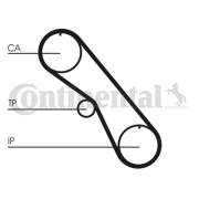 CT861K1 Sada ozubeného remeňa CONTINENTAL CTAM