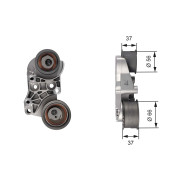 T41268 Napínacia kladka ozubeného remeňa FleetRunner™ GATES