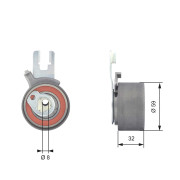 T43165 Napínacia kladka ozubeného remeňa FleetRunner™ GATES