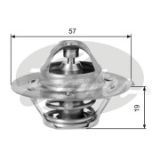 TH09082G1 Termostat chladenia GATES