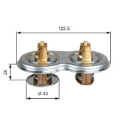 TH52275G1 Termostat chladenia GATES