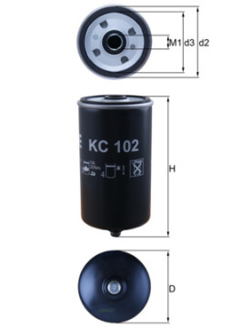 KC 102 Palivový filter KNECHT