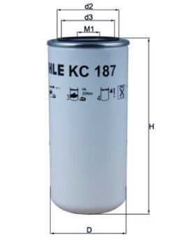 KC 187 Palivový filter KNECHT