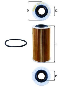 OX 1076D Olejový filter KNECHT