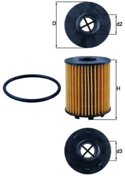OX 371D Olejový filter KNECHT