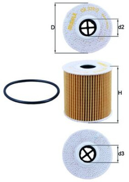 OX 339/2D Olejový filter KNECHT