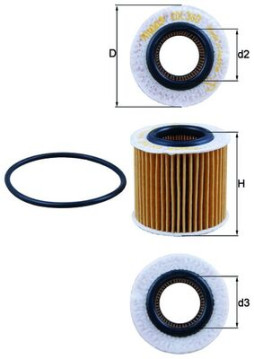 OX 360D Olejový filter KNECHT