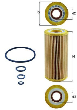 OX 383D Olejový filter KNECHT