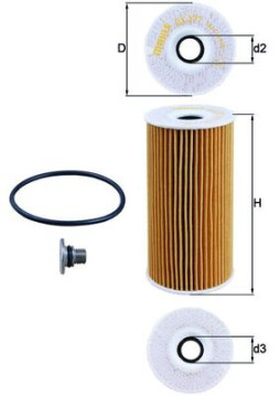 OX 377D Olejový filter KNECHT