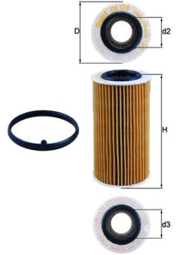 OX 379D Olejový filter KNECHT