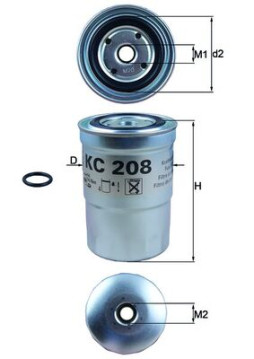 KC 208 Palivový filter KNECHT