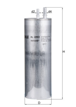 KL 229/2 Palivový filter KNECHT