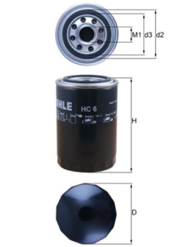 HC 6 Filter pracovnej hydrauliky KNECHT