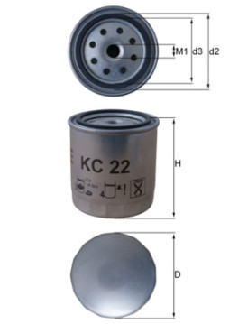 KC 22 Palivový filter KNECHT