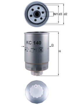 KC 140 Palivový filter KNECHT